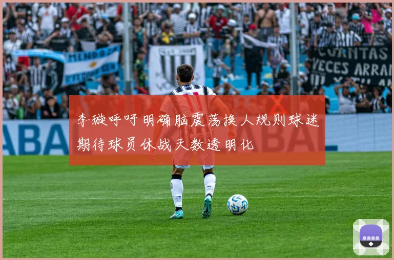 李璇呼吁明确脑震荡换人规则球迷期待球员休战天数透明化